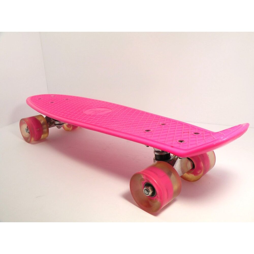 Beleev 22" Pink Skateboard (Penny Style) With Wheels Smoother Than Your Dance Mo
